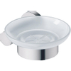 Duravit D-code Zeephouder - glas rechts - hoogglans chroom GA49406