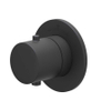 IVY Bond Partie apparente - pour mitigeur thermostatique encastré - Symmetry - rosace ronde - Noir mat PED SW1031002