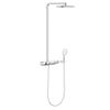 Grohe Rainshower SmartControl ensemble de douche pluie apparent – thermostatique – douche de tête Ø 36 cm – douchette 4 jets – blanc/chrome SW97590