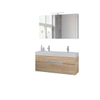 Bruynzeel Mino badmeubelset 120x56x38cm met spiegelkast bardolino SW112837 Bruynzeel Mino badmeubelset 120x56x38cm met spiegelkast bardolino SW112837