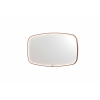 INK SP31 miroir - 140x4x80cm contour en cadre acier incl dir LED - chauffage - changement de couleur - dimmable et interrupteur - cuivre brossé SW956029