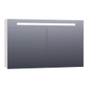 Saniclass 2.0 spiegelkast 120x70x15cm verlichting geintegreerd rechthoek 2 draaideuren Mat Wit MDF SW371676 Saniclass 2.0 spiegelkast 120x70x15cm verlichting geintegreerd rechthoek 2 draaideuren Mat Wit MDF SW371676