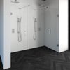 Saniclass Create profielloze nis cabine XL 216.9x200cm met stabilisatiestangen Chroom SW486634 Saniclass Create profielloze nis cabine XL 216.9x200cm met stabilisatiestangen Chroom SW486634