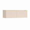 H&R Badmeubelen Juice meuble sous lavabo - 140x45x40cm - angle droit arrondi - 2 tiroirs - poignée intégrée - Merino SW1490070
