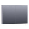 Saniclass Plain Spiegelkast 99x70x15cm Mat Grijs SW393026 Saniclass Plain Spiegelkast 99x70x15cm Mat Grijs SW393026
