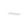 INK Topdeck Wastafelblad - 80x45x2cm - tbv onderkast - MDF lak - Hoogglans wit SW352350
