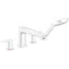 Hansgrohe Talis e Afbouwdeel - voor 4-gats badrandkraan - voor inbouwdeel - mat wit SW385609