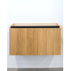 Adema Holz meuble sous vasque 80cm 1 tiroir sans poignée bois caramel SW773952