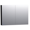 Saniclass Spiegelkast Dual 100 Hoogglans Zwart SW371776 Saniclass Spiegelkast Dual 100 Hoogglans Zwart SW371776