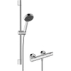 Hansgrohe Activera Select S - 95 renovatieset - 2jet - ecosmart - met Ecostat Fine - glijstang 65cm - hoogglans chroom SW1388077