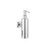 Fortifura Calvi zeepdispenser - wand - rond - hoogglans chroom SW1111566