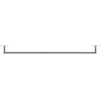 Duravit Karree Handdoekhouder - 80cm - hoogglans chroom SW55125