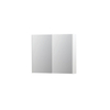 INK SPK2 armoire de toilette – 90 x 74 x 14 cm – 2 portes, portes-miroir double face – Blanc mat SW353394
