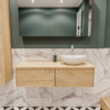 MONDIAZ LUSH 120cm badmeubel washed oak 2 lades wastafel BARCO rechts 1 kraangat SW409531 MONDIAZ LUSH 120cm badmeubel washed oak 2 lades wastafel BARCO rechts 1 kraangat SW409531