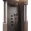 Uniforma inbouw regendoucheset – thermostatisch – Ø32 cm hoofddouche met waterval – handdouche met houder – bruin brons SW1578142