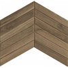 ÉCHANTILLON Terravito Elmare carreau mural et de sol - 7.5x45cm - 9mm - Rectangulaire - Aspect bois - Brown Chevron Mat SW735980