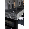 Forzalaqua jeu de supports 51x16x3cm pour vasques ou plans de vasque en pierre naturelle Forzalaqua SW369870