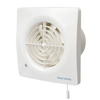 Vent-axia supra 100 ht ventilateur de salle de bain avec capteur d'humidité avec minuterie avec cordon de tirage 97 m3/h blanc SW722335