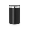 Brabantia Touch Bin Afvalemmer - 40 liter - kunststof binnenemmer - matt black - matt steel fingerprint proof SW1117331