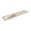 Mondiaz BIG small Linen solid surface inbouw wastafel 180cm links SW432775 Mondiaz BIG small Linen solid surface inbouw wastafel 180cm links SW432775