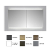 Sanicare Spiegelkast Qlassics Ambiance 100 cm 2 dubbelzijdige spiegeldeuren antraciet SW278659 Sanicare Spiegelkast Qlassics Ambiance 100 cm 2 dubbelzijdige spiegeldeuren antraciet SW278659