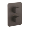 Crosswater Atoll Thermostatische Crossbox - inbouw - met afbouwdeel - 2 functies - mat zwart SW1224154