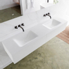 MONDIAZ LAGOM 180cm badmeubel solid surface talc 2 lades Wastafel cloud dubbel zonder kraangat SW408967 MONDIAZ LAGOM 180cm badmeubel solid surface talc 2 lades Wastafel cloud dubbel zonder kraangat SW408967