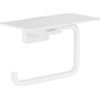 Hansgrohe Addstoris porte-rouleau WC avec tablette mat blanc SW651245