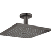 Hansgrohe Raindance e Hoofddouche m plafondarm - 30cm - geborsteld zwart chroom SW297608
