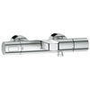 Grohe Grohtherm 3000 Cosmopolitan badthermostaat met omstel en koppelingen chroom 0434317 Grohe Grohtherm 3000 Cosmopolitan badthermostaat met omstel en koppelingen chroom 0434317