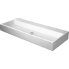 Duravit Vero Air lavabo - 120x47x14cm - sans trou de robinet - sans trop-plein - blanc SW156906