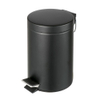 Geesa Hotel Poubelle à pédale 3 litres Noir SW158993
