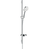 Hansgrohe Raindance Select S Doucheset - 120 - 3jet - met Unica - glijstang 90 cm en zeepschaal wit/chroom - wit chroom GA96534