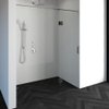 Saniclass Create douchedeur 170x200cm 2-delig profielloos met antikalk en 8mm veiligheidsglas chroom glans SW223797 Saniclass Create douchedeur 170x200cm 2-delig profielloos met antikalk en 8mm veiligheidsglas chroom glans SW223797