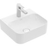 Villeroy & Boch Finion fontein 1 kraangat 43x39cm ceramic+ zonder overloop wit SW106450 Villeroy & Boch Finion fontein 1 kraangat 43x39cm ceramic+ zonder overloop wit SW106450