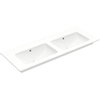 Villeroy en Boch Venticello meubelwastafel dubbel zonder kraangat 130x50cm met overloop wit 1025104 Villeroy en Boch Venticello meubelwastafel dubbel zonder kraangat 130x50cm met overloop wit 1025104