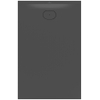 Villeroy & Boch Ecora douchebak - 140x90x3.5cm - afvoer korte zijde - anthracite (antraciet) SW1558901