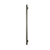 Hotbath &MORE Handdoekradiator - 5x115cm - rond - met geintergreerde schakelaar - verticaal - geborsteld nikkel (RVS) SW1245717