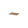 INK Topdeck Wastafelblad - 60x45x2cm - tbv onderkast - MDF - Fineer Ash grey SW493459