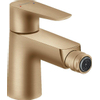 Hansgrohe Talis e Mitigeur bidet 1 trou avec vidage - brushed bronze SW528995