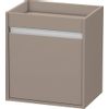 Duravit Ketho badkamerkast 50x36x55cm 1 deur Standaard greep Basalt 0300830 Duravit Ketho badkamerkast 50x36x55cm 1 deur Standaard greep Basalt 0300830