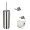 Haceka Kosmos Toiletset - 3-delig - Geborsteld RVS SW1177003