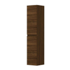 INK Badkamerkast - 35x37x169cm - 2 deuren - links en rechtsdraaiend - greeploos - houten keerlijst - MFC Koper eiken SW352216