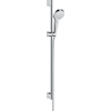 Hansgrohe Croma Select S Vario ensemble barre de douche avec douchette Croma Select S Vario EcoSmart 90cm avec flexible Isiflex`B 160cm blanc/chrome 0605304