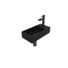 Ink Versus pack lave-mains – 36 x 18 x 9 cm – quartz noir – perçage à droite – robinet gunmetal SW439679