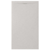 Zenon Essenza Minimal douchevloer - 160x90cm - antislip - antibacterieel - mineraalmarmer - rechthoek - Vertigo light (grijs) SW1418480
