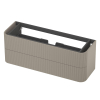 INK Concept R Wastafelonderkast - 140x45x52cm - 2 lades - opliggende grepen - gefreesd - afgeronde hoeken - MDF lak - mat creme cotton SW1405449