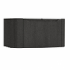 H&R Badmeubelen Juice Wastafelonderkast - 80x45x40cm - afgeronde hoeken - 1 lade - geïntegreerde greep - basalt SW1259131