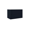 Saniclass Prime Core Meuble sous lavabo - 80x55x45cm - 2 tiroirs - push to open - MDF - mat bleu marine SW892682