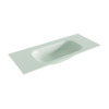 Mondiaz BIG small Greey solid surface inbouw wastafel 110cm midden SW428917 Mondiaz BIG small Greey solid surface inbouw wastafel 110cm midden SW428917